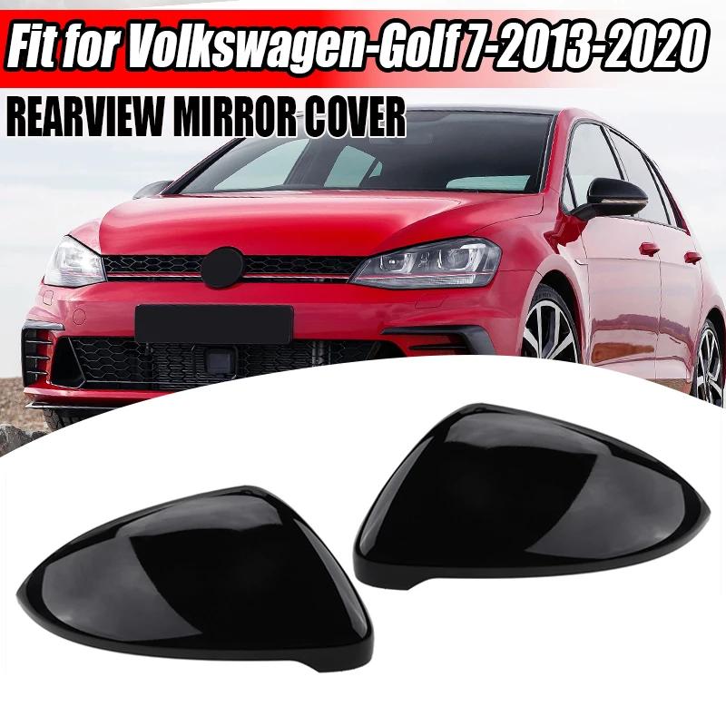 Boîtier de couvercle de rétroviseur de remplacement pour VW Golf 7 MK7 GTI 2014 – 18, noir/blanc/car