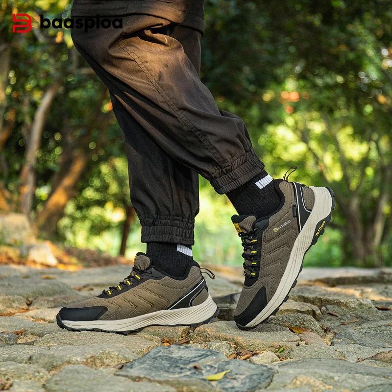 Chaussures randonnée homme Baasploa : qualité supérieure pour trekking, escalade imperméable