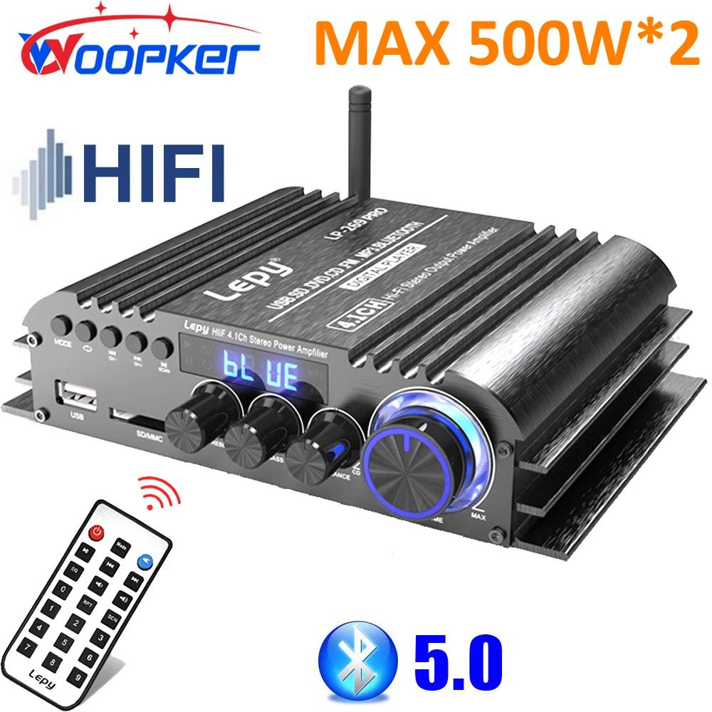 LEPY LP-269PRO amplificateur 4.1 canaux Bluetooth 5.0 Coaxial dans USB SD fonction FM sortie caisson