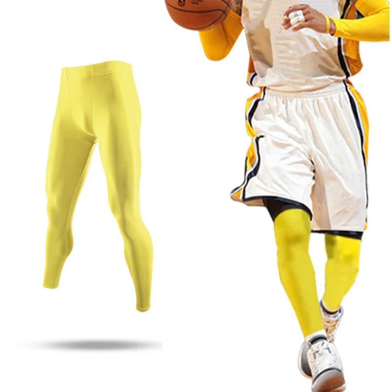 Hiver printemps hommes collants de course pantalons de gymnastique pour homme basket-ball Football F