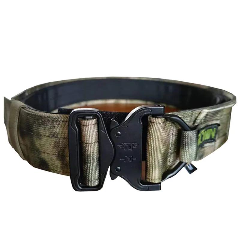 Nouveau 2 pouces TACS DRing ceinture tactique Molle ceinture ruines russes CS ceinture de chasse