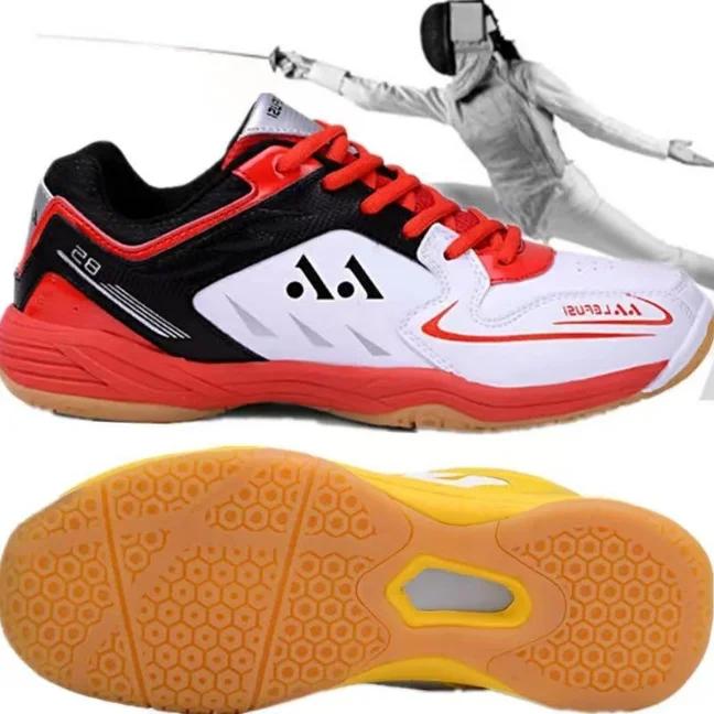 Chaussures escrime professionnelles unisexes - Ultra-légères et respirantes pour entraînement sportif