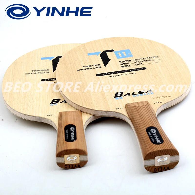 YINHE T11 (Balsa léger carbone) lame de Tennis de Table YINHE T-11 T11S raquette galaxie originale p