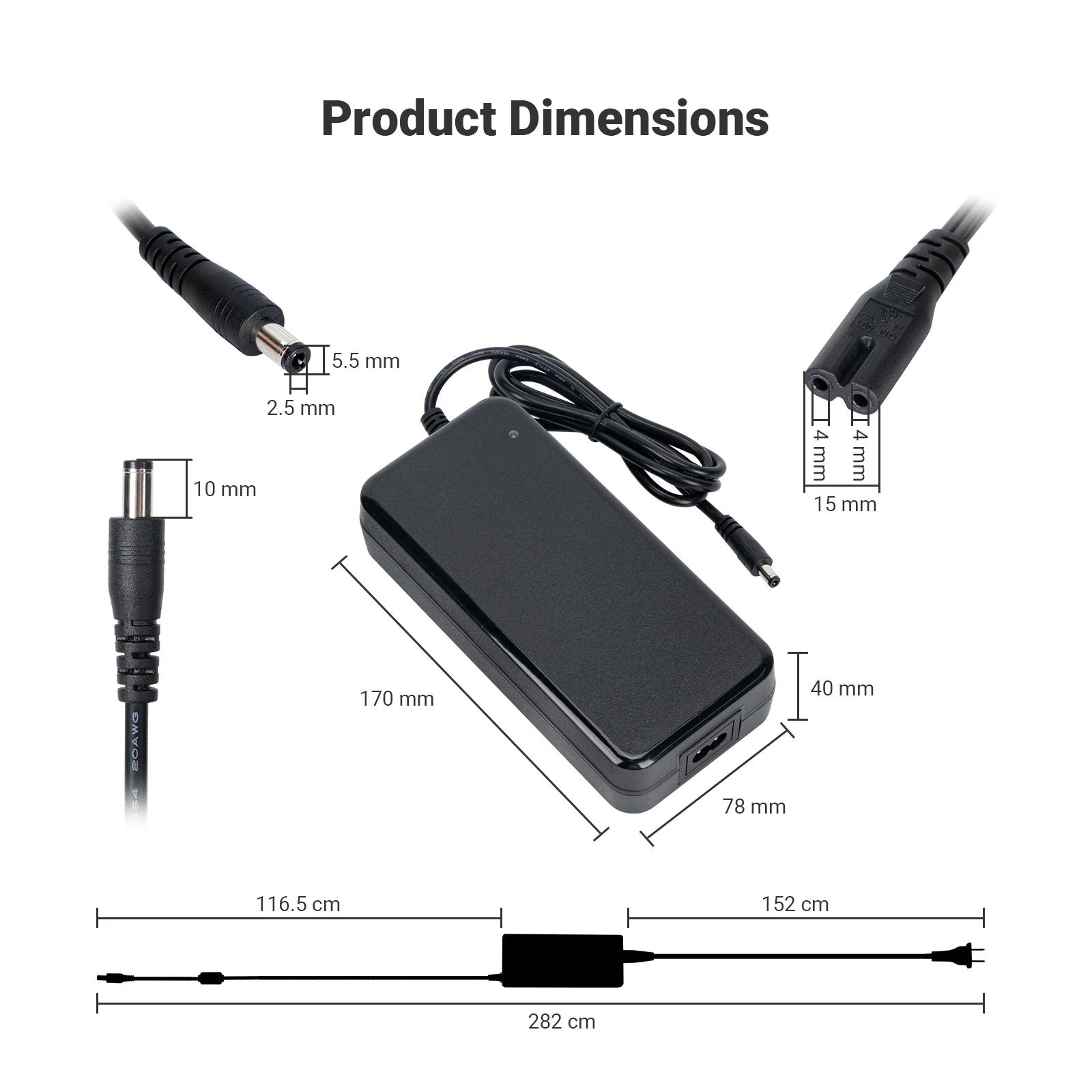 Fosi – chargeur d'alimentation Audio 48V 5a DC, amplificateur de cinéma maison, adaptateur d'aliment