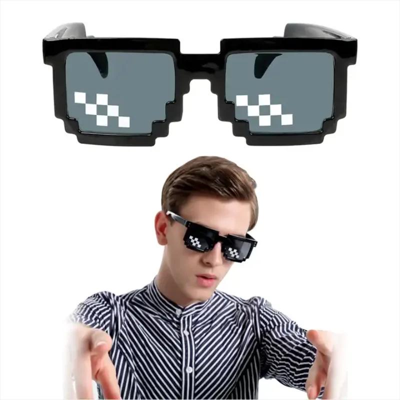 Lunettes de soleil mosaïque Cool Party Vintage nuances lunettes pour hommes lunettes de soleil pixél