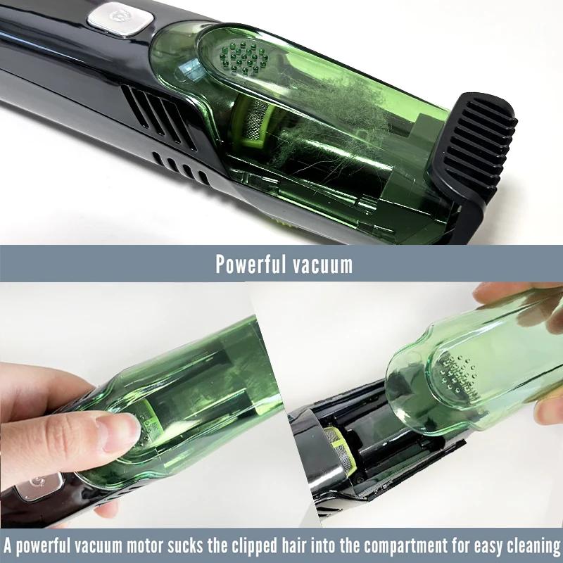 Tondeuse à barbe sans fil pour hommes, rasoir électrique Rechargeable avec 20 garnitures, tondeuse s