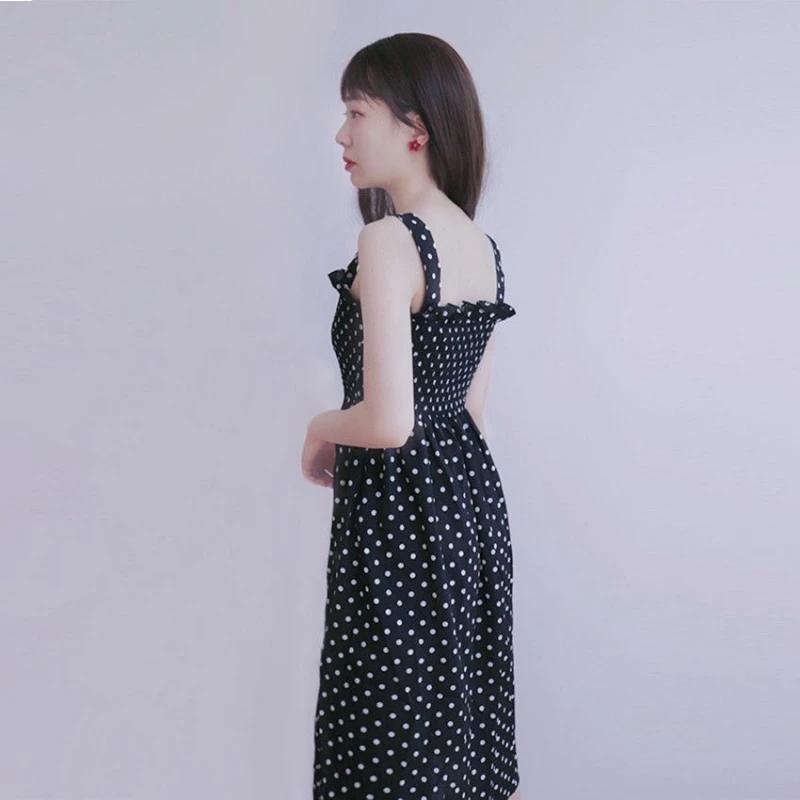 Robe d'été en fibre de point pour femmes, sexy, dos nu, A-ligne, bretelles spaghetti, style plage, c