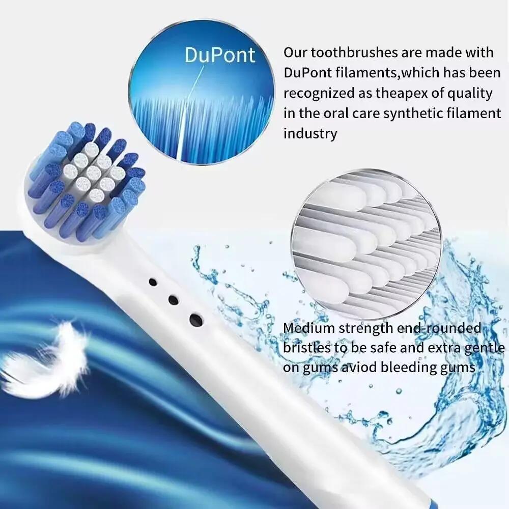 Recharge de têtes de rechange pour brosse électrique Oral B Pro1000 Pro3000 Pro5000 Pro7000 Action d