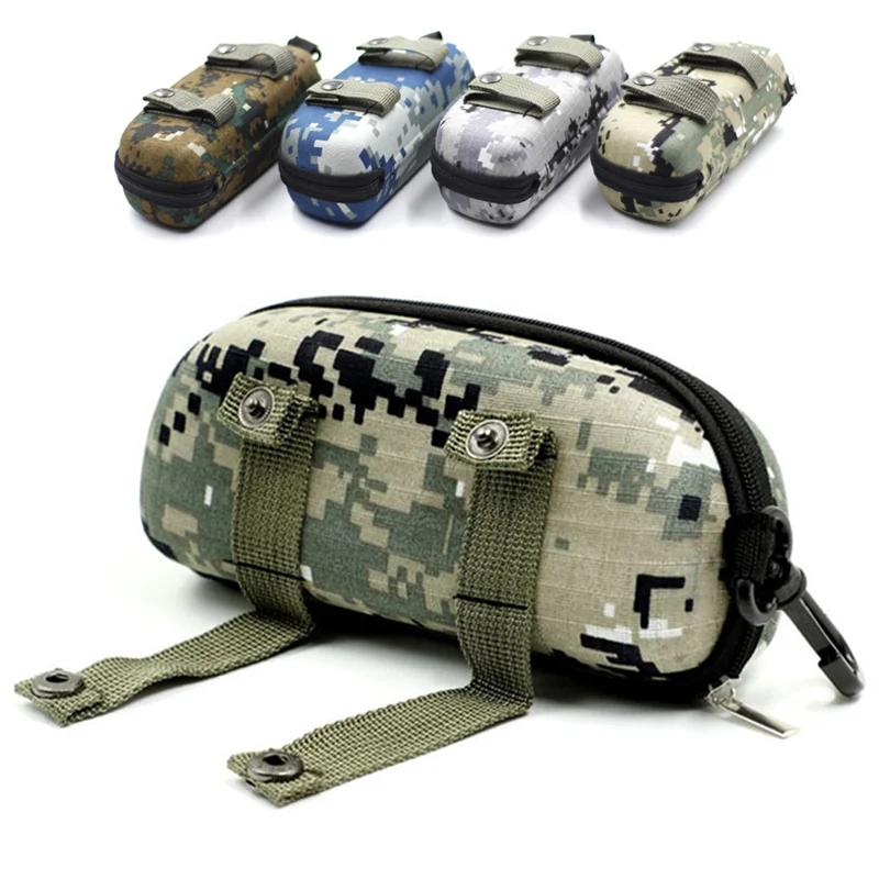 Étui à lunettes de Camouflage, boîte à fermeture éclair pour Sports de plein air, étui épais Anti-st