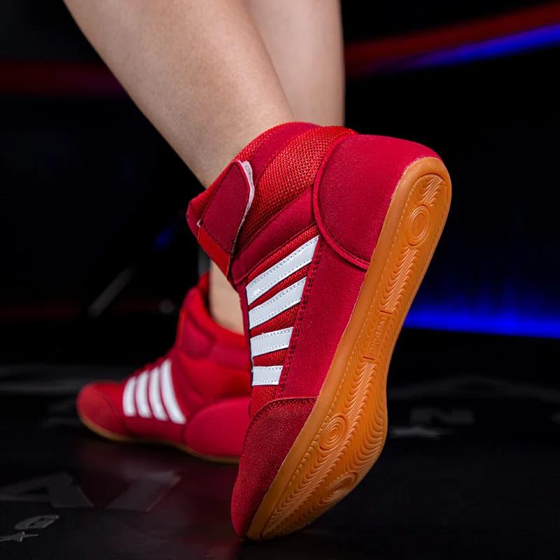 Chaussures boxe lutte Gingpai hommes femmes - Maille respirante qualité fitness entraînement