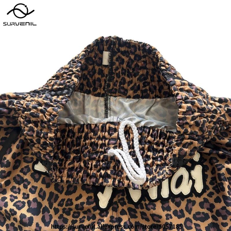 Short léopard Muay Thai marron, pantalon de combat Kickboxing pour hommes, femmes et enfants, short