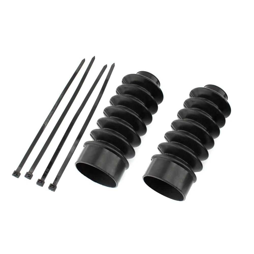 Couvre-fourche de moto en caoutchouc 39mm, 2 pièces, guêtres Gators, bottes longues pour Harley Davi