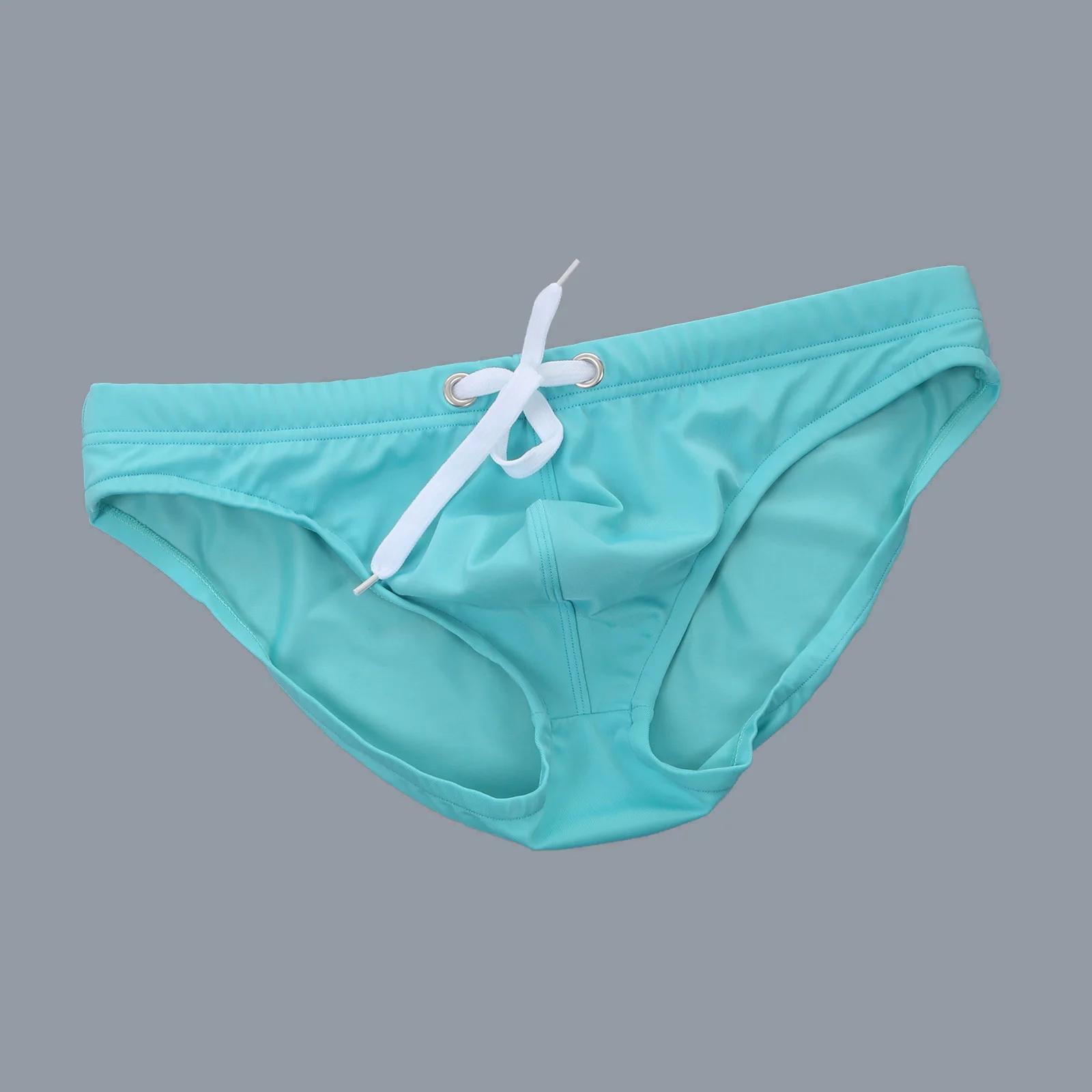 Slip Sexy pour hommes, maillot de bain, vêtements de plage, taille basse, sous-vêtements, maillot de