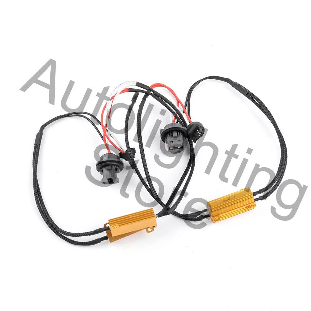 Annuleur d'iode en métal, lampe à LED de décodage, résistance de charge OCB, 7443 T20 W21/5W, arc, c
