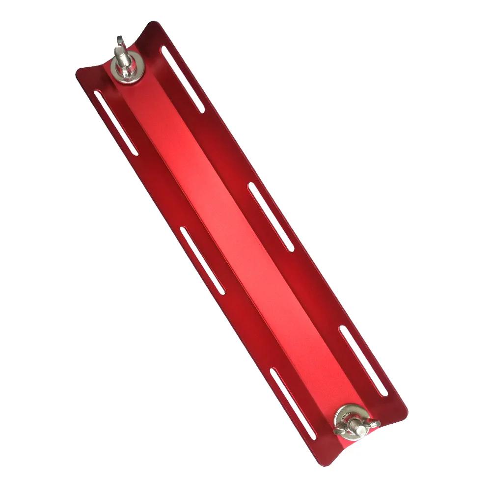 Adaptateur de réservoir unique de plongée sous-marine en alliage d'aluminium pour plaque arrière de