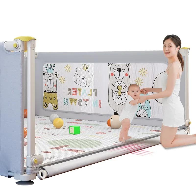 IMBABY Parc de jeu pliable pour bébé, aire de jeux sécurisée pour tout-petits avec clôture anti-coll