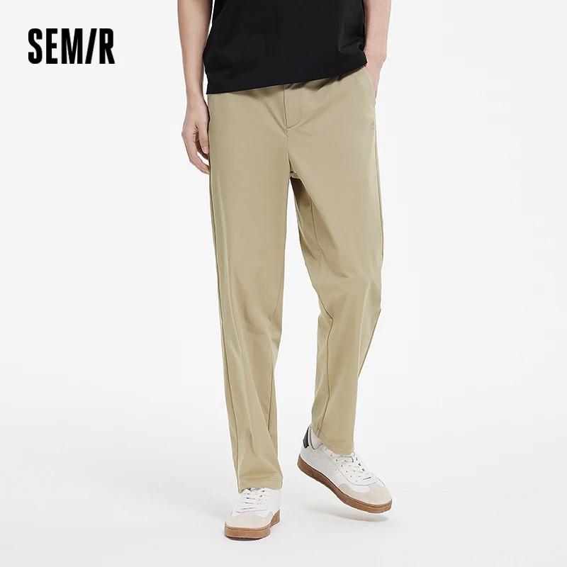 Semir pantalon à jambe droite hommes 2025 été nouveau polyvalent tenue décontractée pantalon hommes