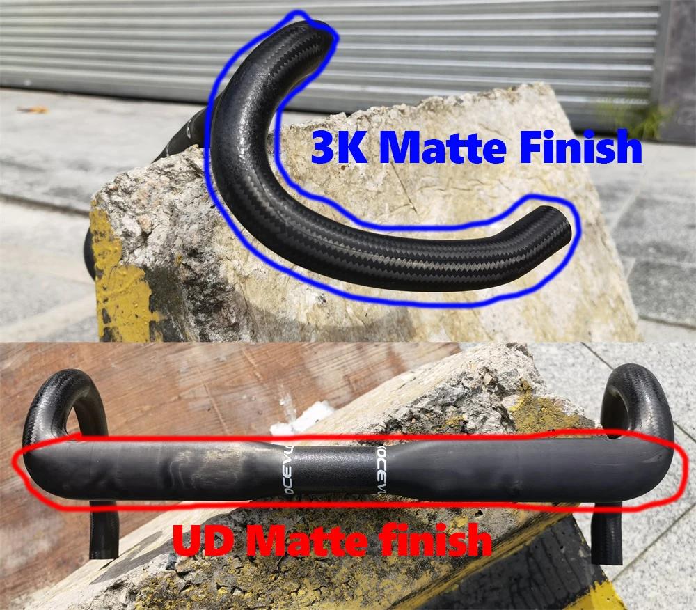 Kocevlo SL-Guidon de vélo de route en carbone ultra léger 150g, système de câblage interne compatibl