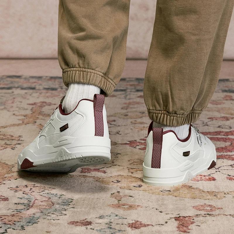 Xtep-Chaussures de skateboard pour hommes, baskets rétro décontractées, sports de plein air, loisirs
