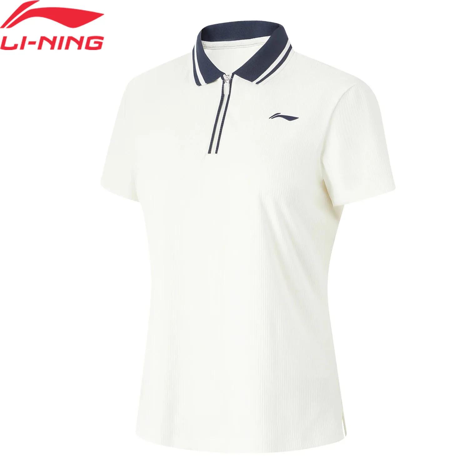 Li-Ning T-shirt POLO d'entraînement et de fitness pour femme AT DRY FREEZE 84%Nylon 16%Spandex AT._U