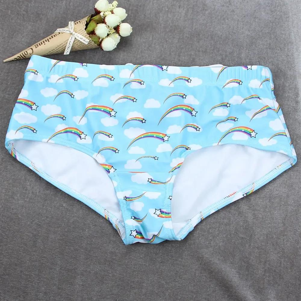 Maillot de bain pour hommes, Boxer, culotte, vêtements de plage, étoile filante, Bikini, short de sp