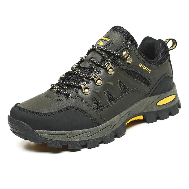 Chaussures randonnée HIKEUP homme femme cuir baskets couple qualité trekking automne hiver