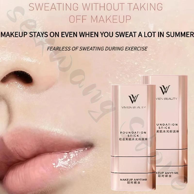 VIVIEN BEAUTY – bâton de fond de teint Double tête, correcteur, gomme transparente légère, couvre le