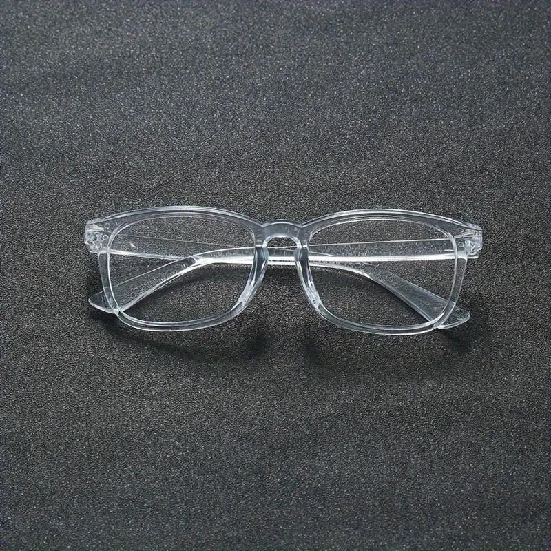 Lunettes Anti-lumière bleue à rivets carrés, 1 pièce, pour les déplacements quotidiens, lunettes à l