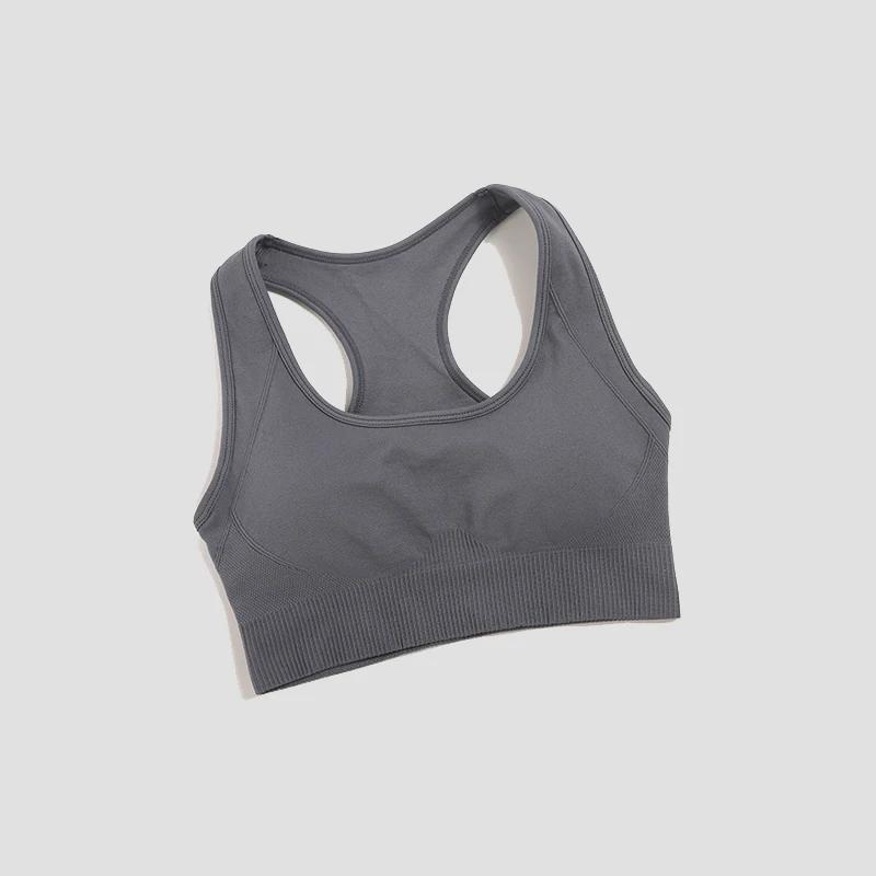 Soutien-gorge push-up rembourré femme sport yoga gym fitness entraînement