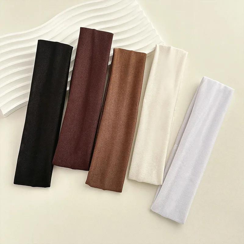 Bandeaux de sport solides quatre saisons pour femmes, Fitness, course à pied, Yoga, couleur unie, ba