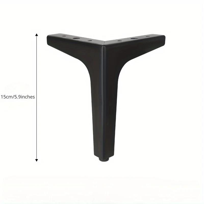 4 pièces 15cm pieds de Table basse en métal moderne pour meubles pieds de canapé lit chaise bureau c