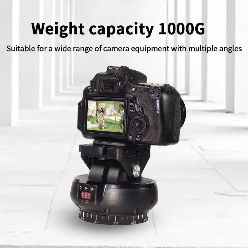 YT-1200 Auto motorisé 360o rotatif panoramique stabilisateur tête télécommande panoramique inclinais