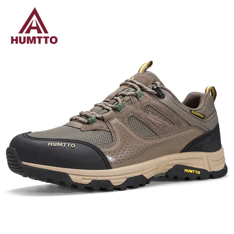 HUMTTO-Chaussures de Randonnée Imperméables et Respirantes pour Homme, Baskets de dehors de Luxe, d'