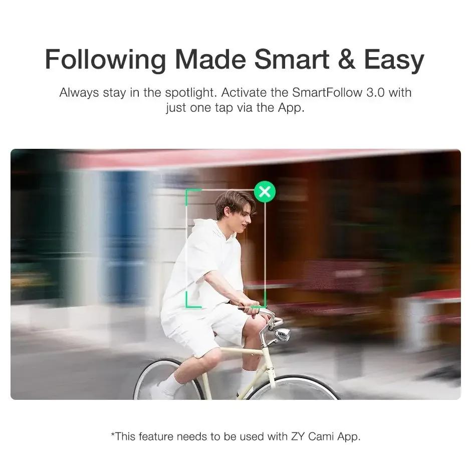 ZHIYUN-Stabilisateur de cardan officiel SMOOTH Q3 pour téléphone portable, 3 axes, iPhone 14 Pro Max