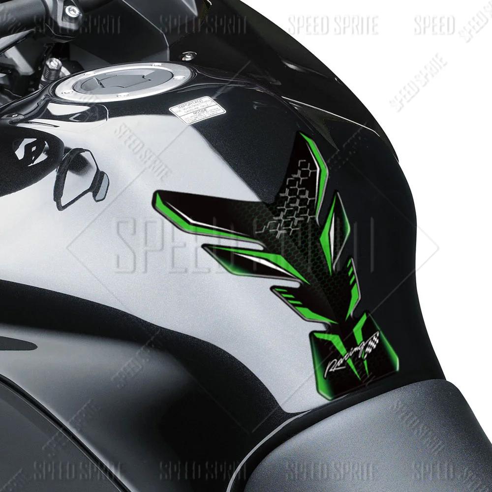 Autocollant 3D pour tampon de réservoir de moto, autocollant de protection pour Ninja400 Z900 Z1000