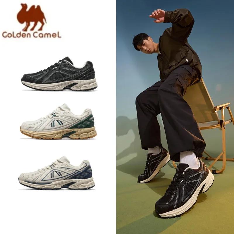 GOLDEN CAMEL – chaussures de course de sport pour hommes, baskets respirantes, confortables, de marc