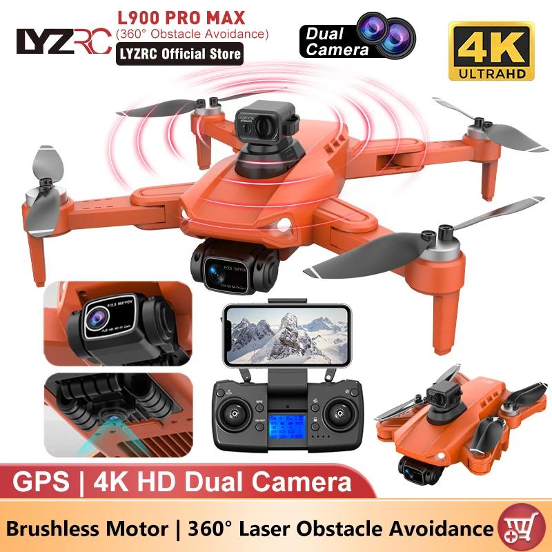 LYZRC L900 PRO MAX Drone 4K professionnel HD double caméra GPS Dron moteur sans brosse FPV quadrirot