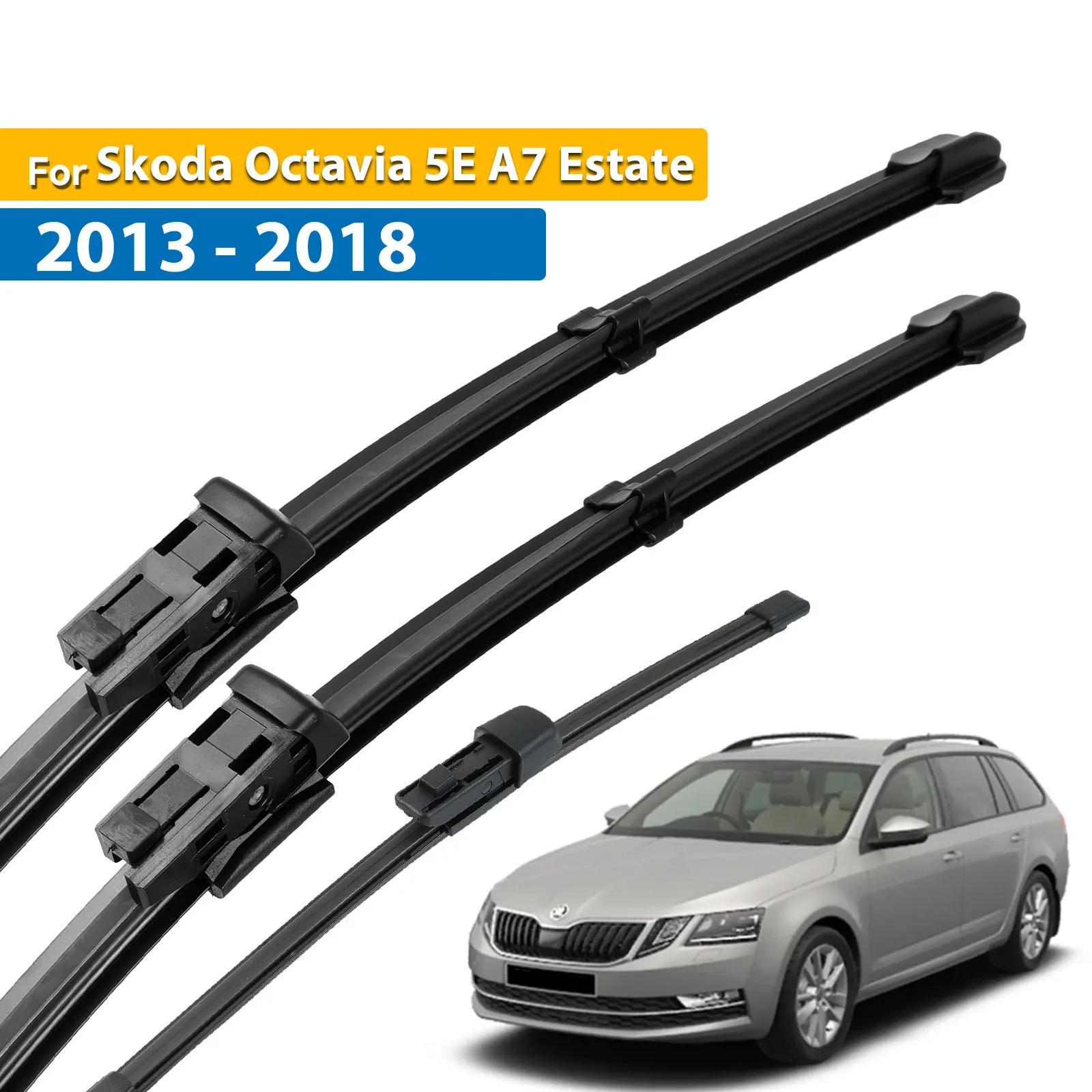 Erick's – jeu de balais d'essuie-glace avant et arrière, pour Skoda Octavia 5E A7 Estate 2013 – 2018