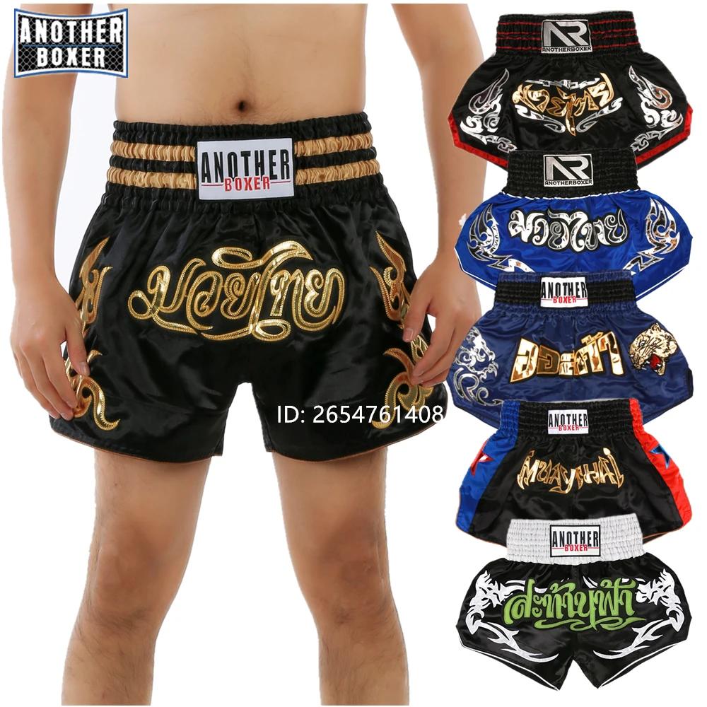 ANOTHERBOXER Short Muay Thai pour hommes, maillot de boxe MMA Kickboxing à séchage rapide pour femme
