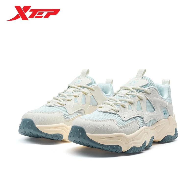 Chaussures décontractées Xtep Youmu pour femmes 2025 - Léger, respirant, semelles épaisses et style rétro