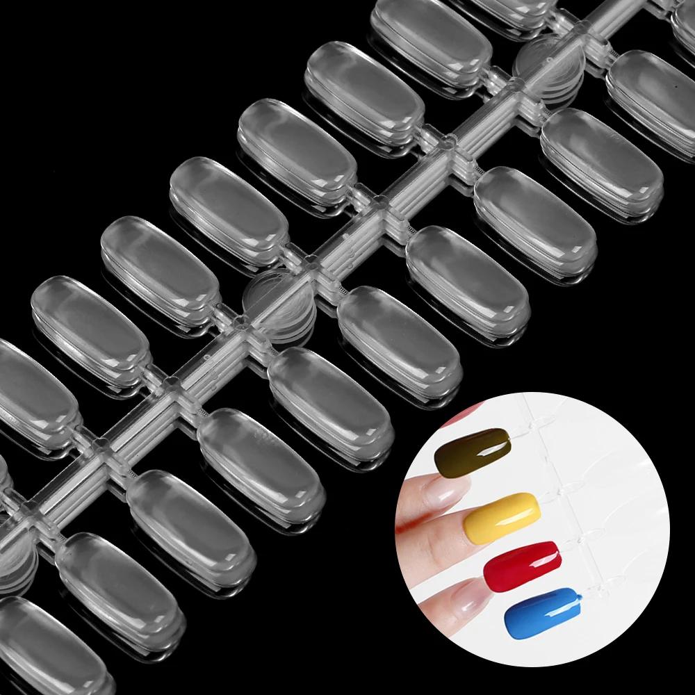 120/240 pièces Pack faux ongles conseils couleur carte pratique affichage montrant étagère outils ma