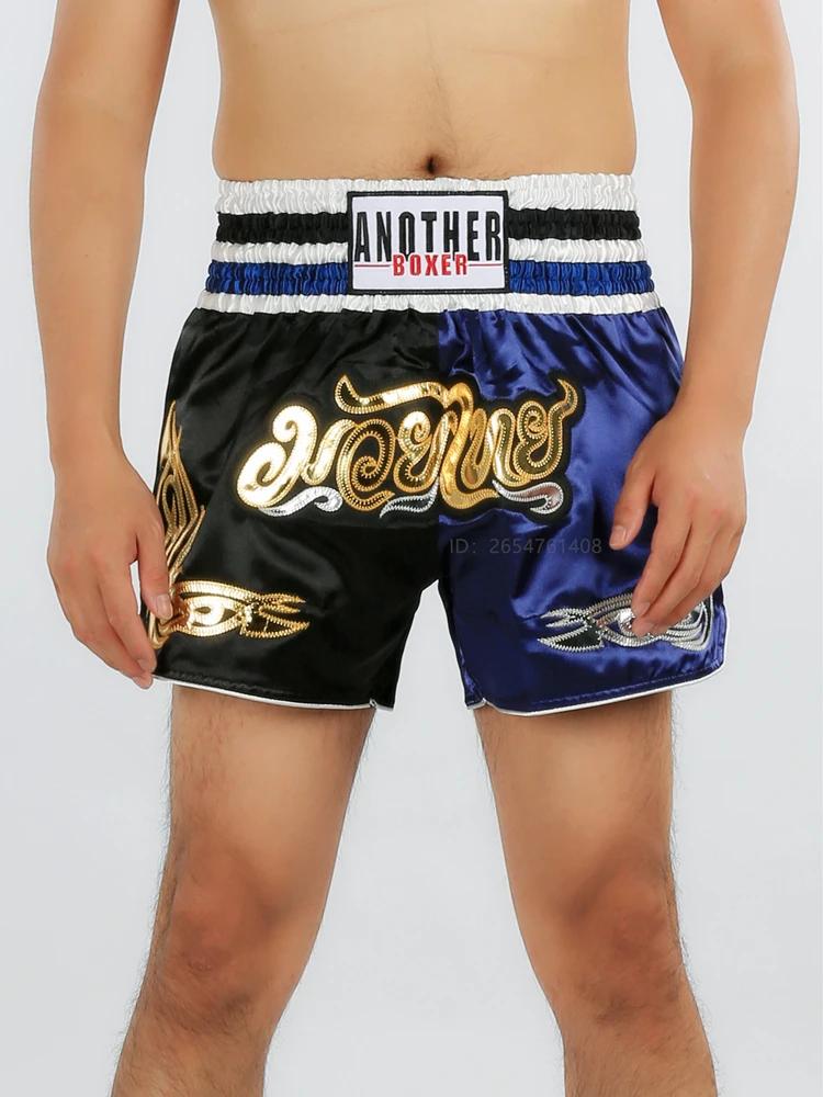 Short de boxe pour hommes Kickboxing court Muay Thai femmes enfant Arts martiaux formation équipe vê