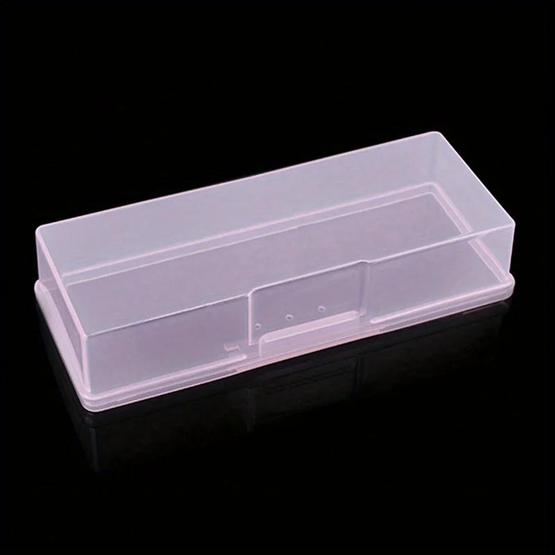 Boîte de rangement pour Nail Art, organisateur d'accessoires pour ongles, conteneur en plastique cub