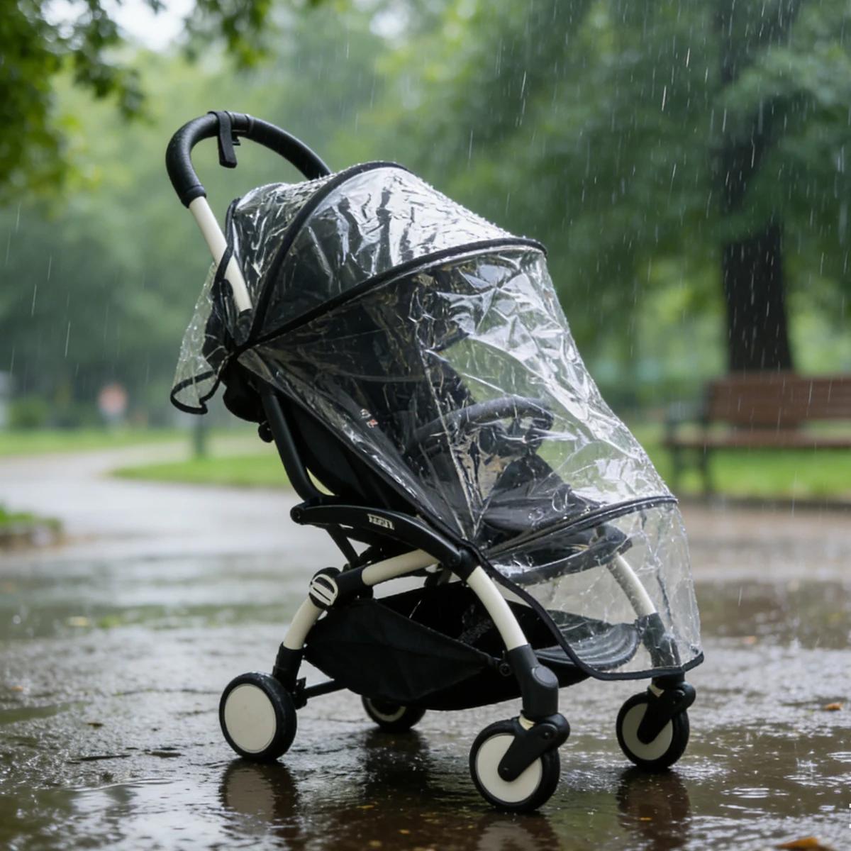 Housse de pluie pour poussette pour Babyzen YOYO/YOYO+/YOYO2 & Stokke YOYO3 - Protection météo EVA t
