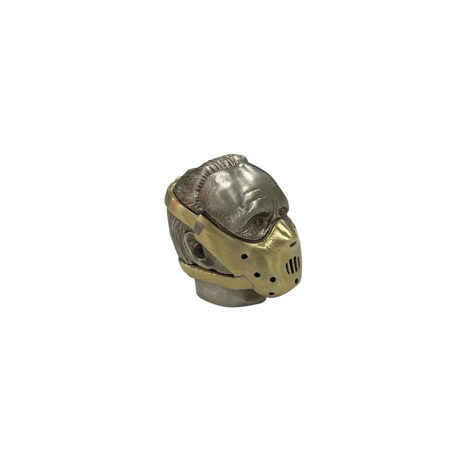 Lanière tissée de perles de couteau de figurines de Hannib en laiton, porte-clés de bricolage, pende