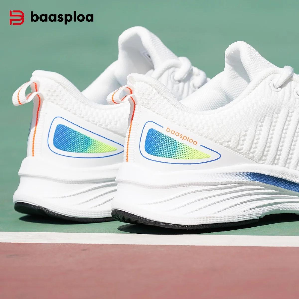 Baasploa femmes chaussures de course confort léger chaussures de Sport nouvelle maille respirant bla