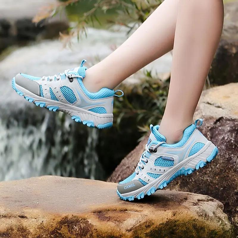 Offre spéciale marque chaussures de randonnée pour hommes femmes chaussures de Trekking baskets d'ex
