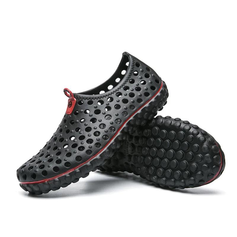 Offre spéciale été hommes et femmes en plein air plage sandales trou chaussures Couple Sports nautiq