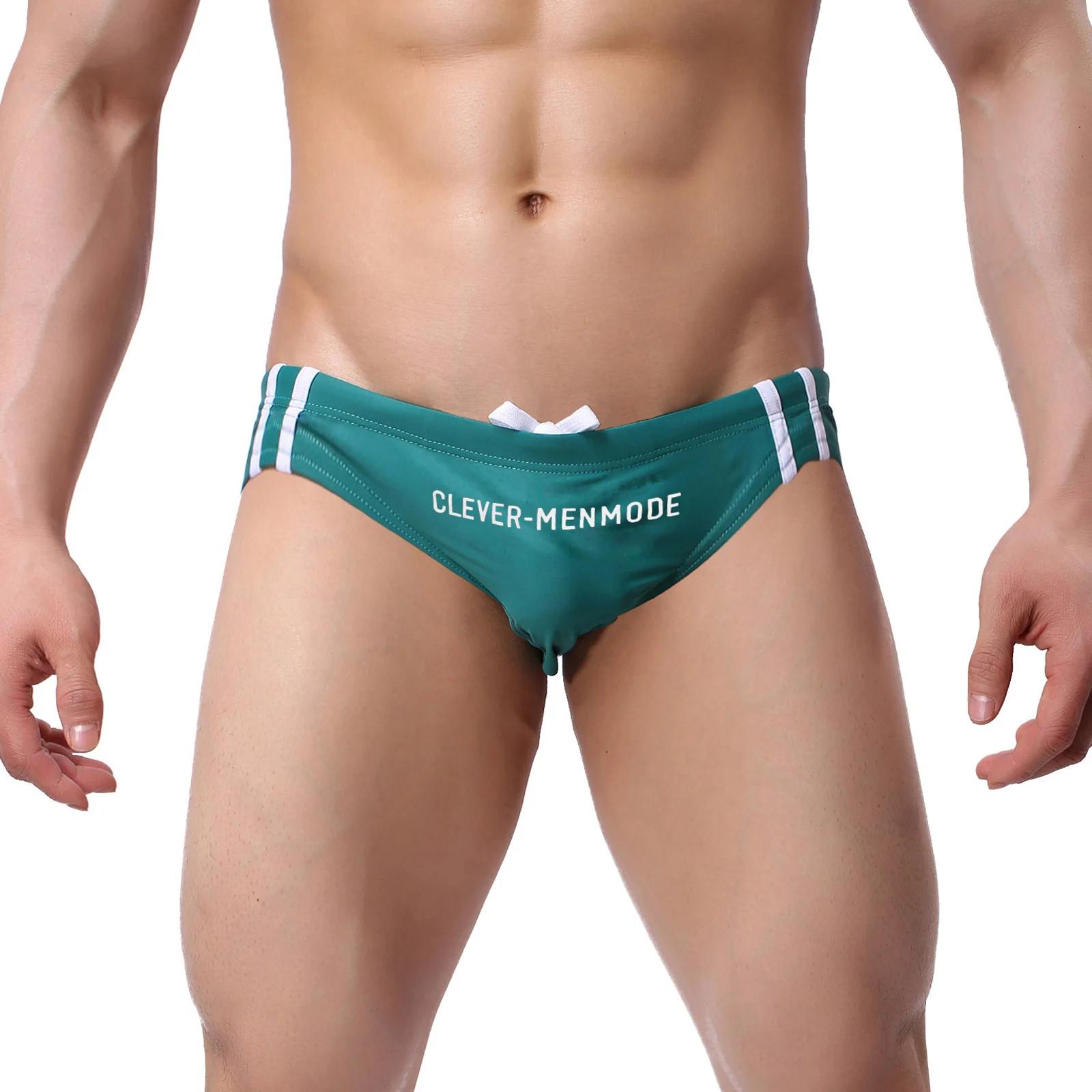 Maillot de bain pour hommes, Sexy, Bikini, taille basse, slip de bain, vêtements de plage, pochette
