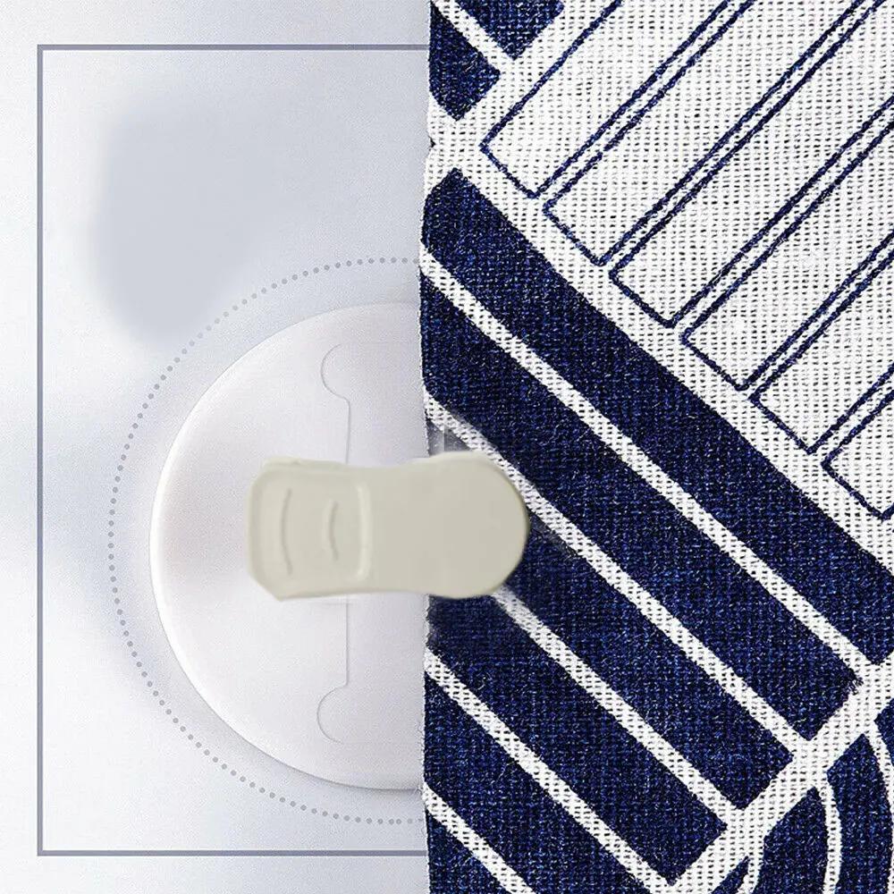 Clips pour rideaux de douche, 4 pièces, coupe-vent, protection contre les éclaboussures, Clips pour